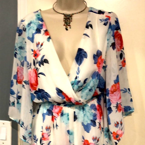 Bailey Blue Floral Romper - Picture 13 of 13